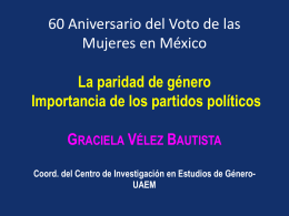 Dra. Graciela Vélez Bautista - Tribunal Electoral del Poder Judicial