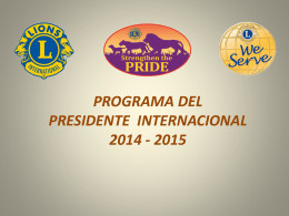 Programa Presidente Internacional