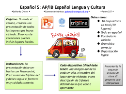 AP/IB Español Lengua y Cultura