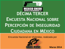 Diapositiva 1 - México Unido Contra la Delincuencia