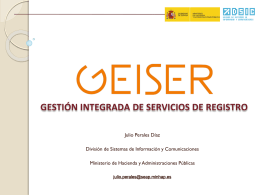 GEISER – Esquema - Portal administración electrónica