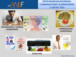 Intolerancias/Alergias Alimentarias, Combinaciones de Alimentos y