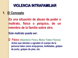 Violencia intrafamiliar - Colegio Adventista La Serena