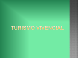 Turismo vivencial - TS-UNITEC