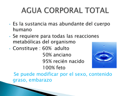 AGUA CORPORAL TOTAL - Eco Salud Estudiantes XDDD