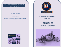 Diapositiva 1 - Colegio de Contadores de Chile