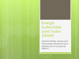 Energía Sustentable para Todos (SE4All)