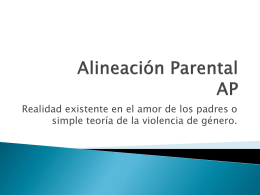 Alineación Parental - Centro de Capacitación y Actualización del