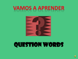 question WORDS?
