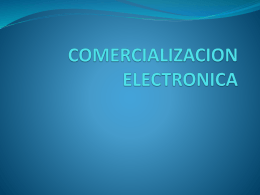 COMERCIALIZACION ELECTRONICA