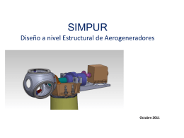 Ejemplo: Estructura de aerogenerador