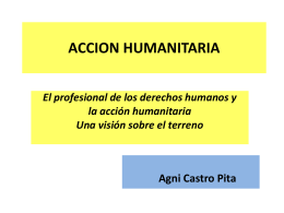 accion humanitaria