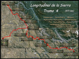 Longitudinal de la Sierra: Tramo 4 Huancayo