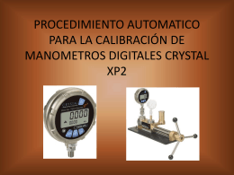 procedimiento automatico para la calibración de - metrologia-ava