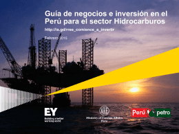 Presentación Peru`s oil & gas investment guide - peru