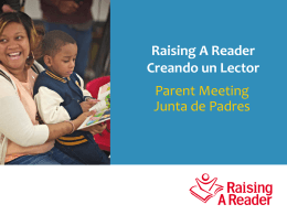 Raising A Reader® Book Bag Program