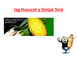 Jag Hasucot y Simjat Torá