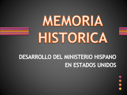 MEMORIA HISTORICA 1511 al Presente