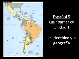 Español 5 Latinoamérica capítulo 1 La unidad del mundo