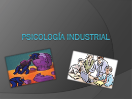 Psicología industrial - Portal Académico del CCH
