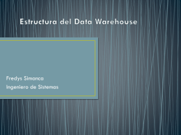 Estructura del Data Warehouse