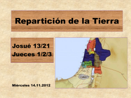 5. repartición de la tierra - Iglesia Cristiana La Serena