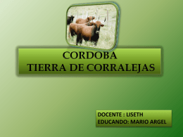 CORDOBA TIERRA DE CORRALEJAS
