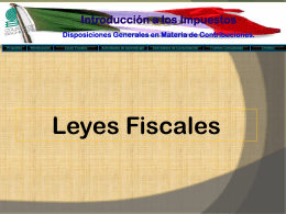 LEYES FISCALES - Colegio de Bachilleres