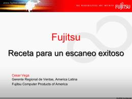 Scanner - About Fujitsu Computer Products of America, Inc.
