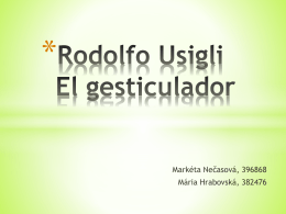 Rodolfo Usigli El gesticulador