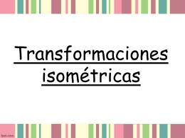 Transformaciones isométricas