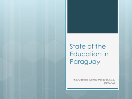 Estado de la Educación en Paraguay