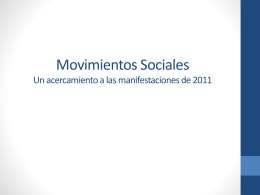Movimientos Sociales: paradoja entre estado y sociedad civil. Un