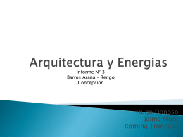 Arquitectura y Energias