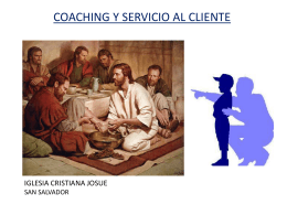 COACHING Y SERVICIO AL CLIENTE