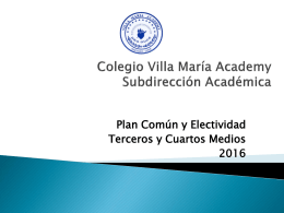 Presentación - Colegio Villa María Academy