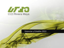 Estancia TSU - Universidad Tecnológica de la Riviera Maya