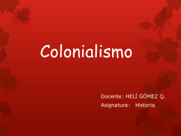 Colonialismo - Helí Gómez Quispe
