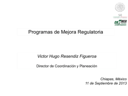 Programa de Mejora Regulatoria Aytos Chiapas