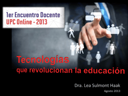 UUPC 2013-tecnologia