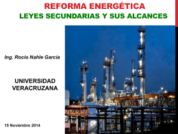 Reforma Energética – Leyes Secundarias