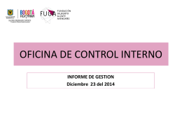 Informe FINAL DE Gestion - Control Interno DICIEMBRE 23 DEL