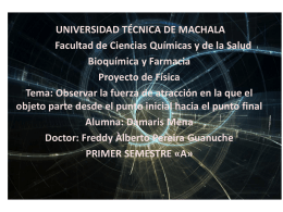 DIAPOSITIVAS FISICA - Universidad Técnica de Machala
