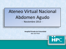 abdomen agudo - Ateneos Virtuales