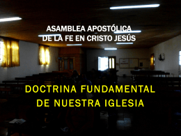Doctrina Fundamental De Nuestra Iglesia