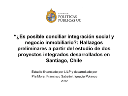 Presentación Pía Mora - Centro de Políticas Públicas UC