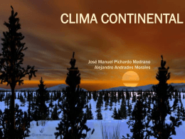 Clima Continental Grupo B