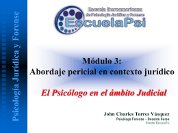 psicólogo forense - Escuela Iberoamericana de Psicología Jurídica