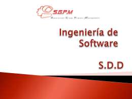 S.G.P.M. Ingeniería de Software