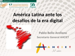 América Latina ante los desafíos de la era digital